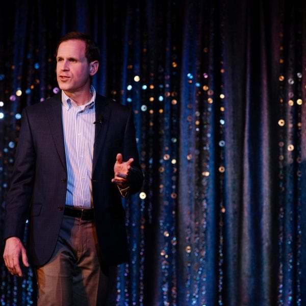 Caregivers Connect Event - photo of Aaron Blight speaking