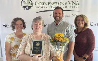 Two Awards for Longtime Cornerstone VNA Nurse