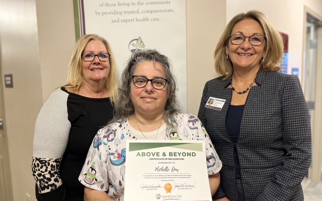 Above and Beyond Award for Michelle Dow